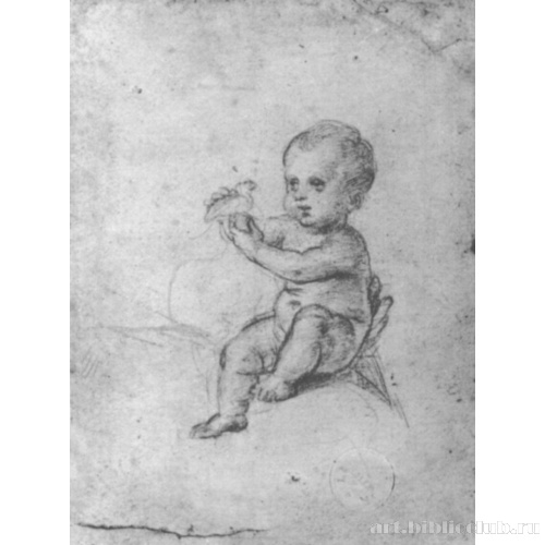 Дитя с птичкой