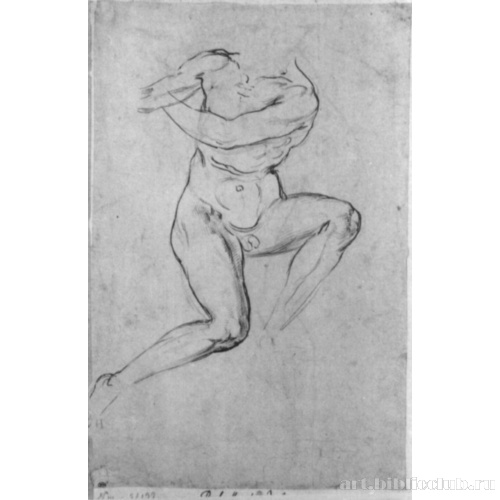 Этюд обнаженного для батальной сцены