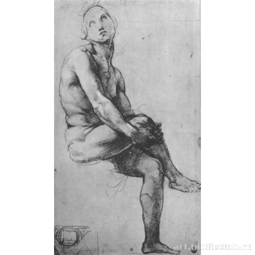 Этюд обнаженных фигур