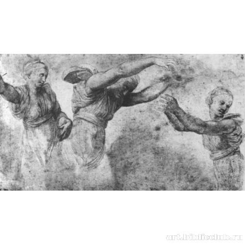 Этюд к росписям Лоджии Психеи, Три Оры