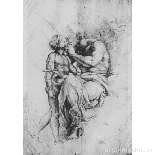 Этюд к росписям Лоджии Психеи, Юпитер и Амур