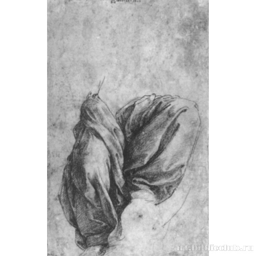 Этюды для мозаик Капеллы Киджи, Драпировка