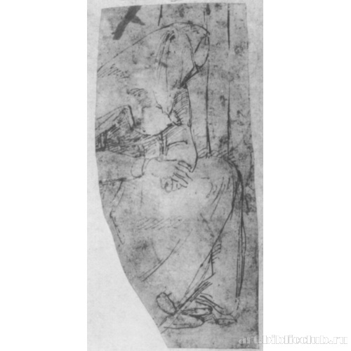 Фигура женщины, закутанной в покрывало