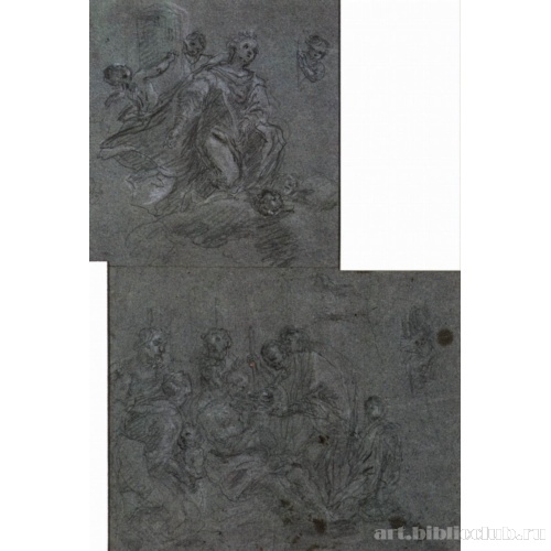 Святая Варвара и кающийся рыцарь-разбойник Хлевеж, фрагмент