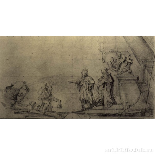 Король Венцель II и Конрад, настоятель монастыря в Збралове