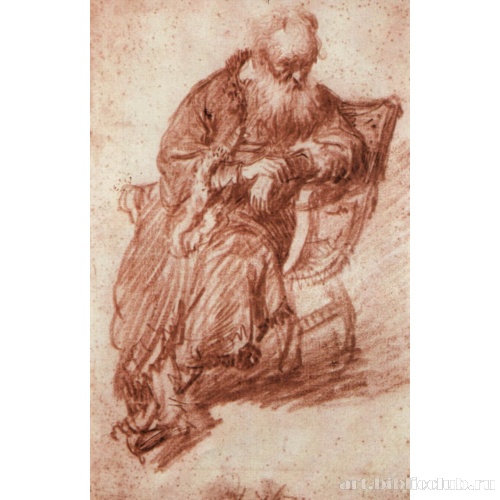 Старик, сидящий в кресле