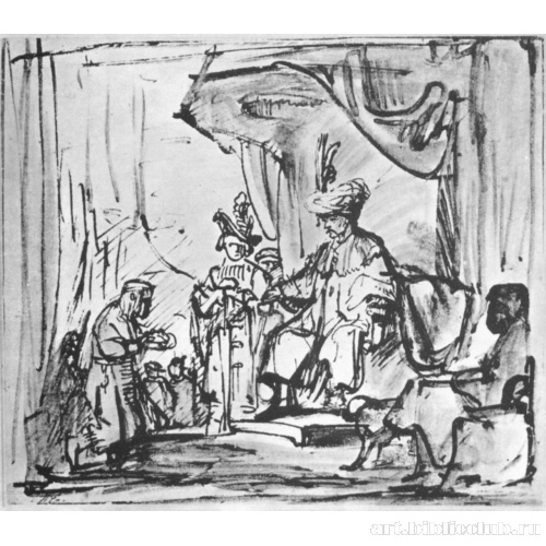 Давиду передают корону Саула