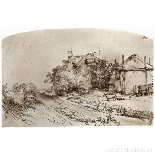 Дома на сельской улице