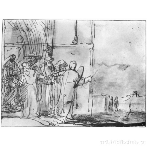 Лот с близкими покидает Содом