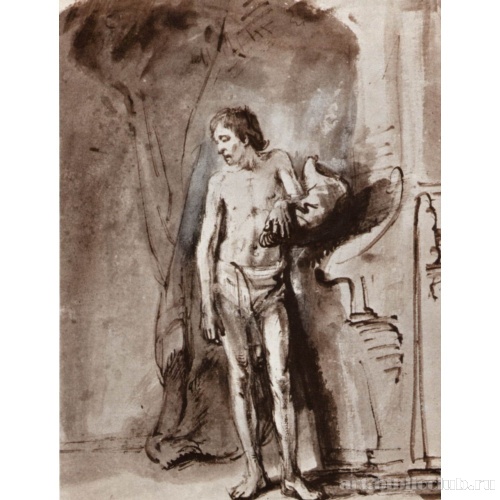 Стоящий обнаженный