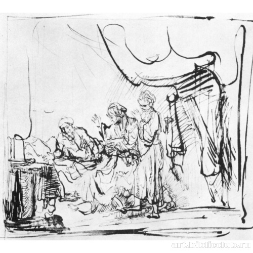 Сарра посылает Агарь к Аврааму