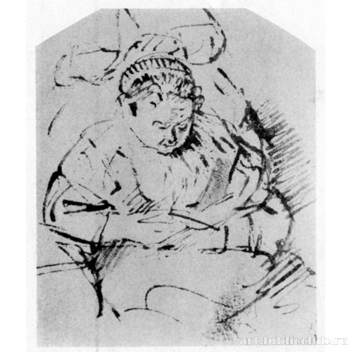 Сидящая женщина