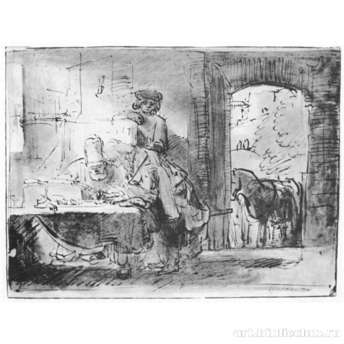 Блудный сын получает свою часть наследства