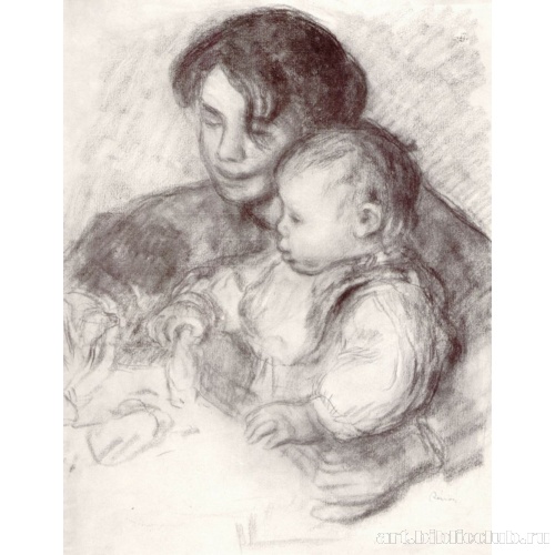 Девушка с ребенком (Жан Ренуар и Габриель)