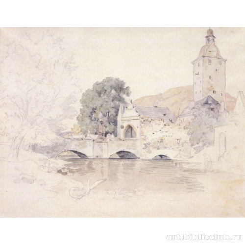 Мост, ворота и башня замка Билин под Теплицем