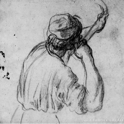 Этюд для фигуры стрелка из лука