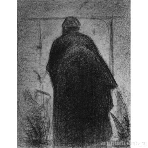 Согнувшаяся женщина, фигура со спины