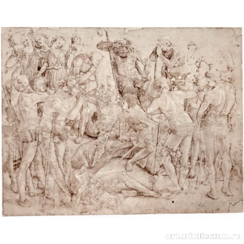 Мифологическая композиция с Паном и Парками