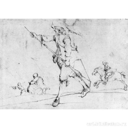 Бегущий влево стрелок