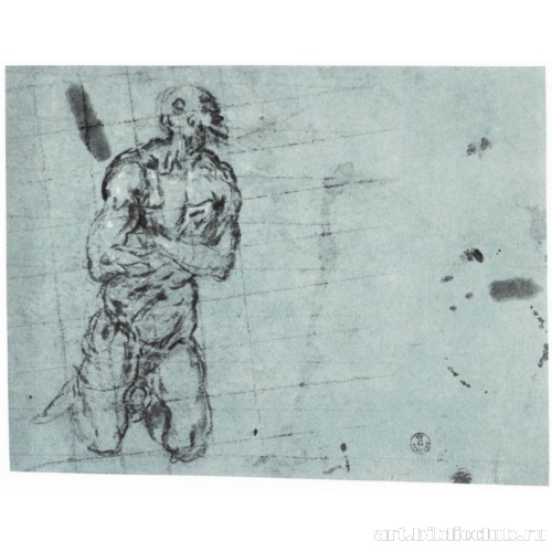 Старик, стоящий на коленях