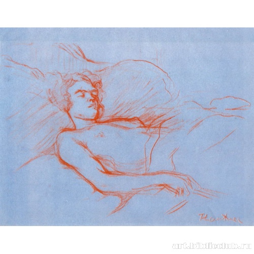 Спящая в постели женщина