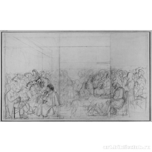 Художники в кафе 