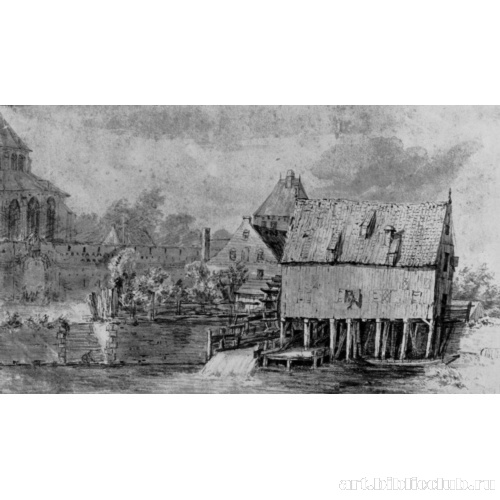 Церковь и водяная мельница в Девентере