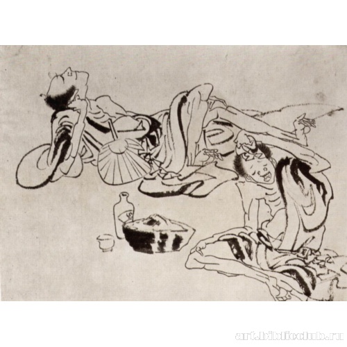 Пьющие сакэ летом