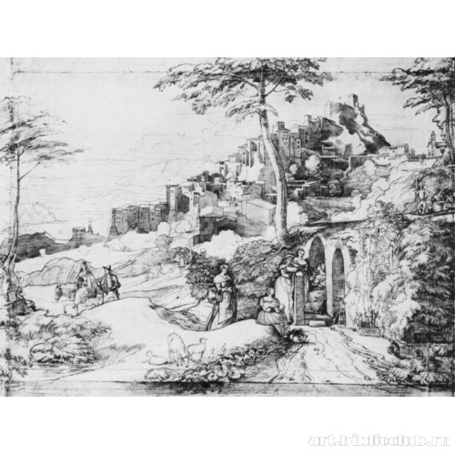 Женщины у источника близ Олевано