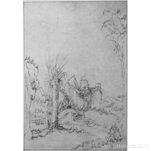 Пейзаж с замком