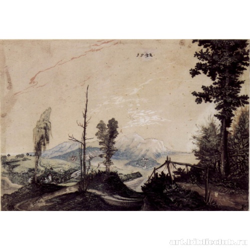 Пейзаж в предгорьях Альп