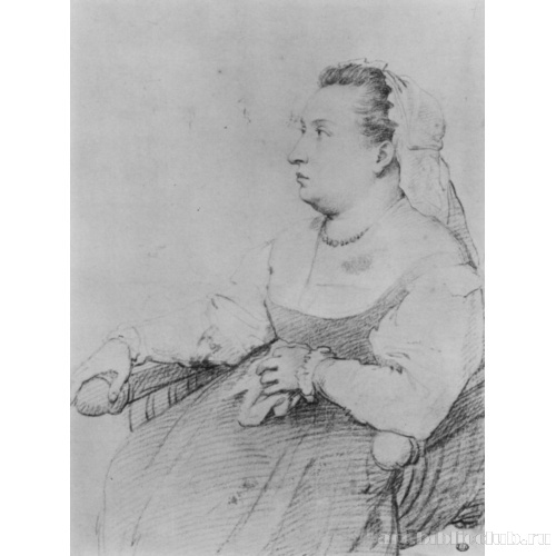 Портрет сидящей женщины