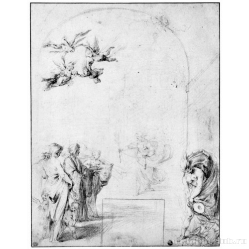 Эскиз фрески 