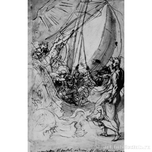 Христос помогает тонущему Петру