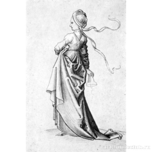 Дева неразумная с лентами на голове