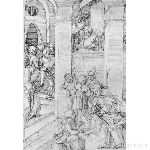 Рисунок к Истории Петра: Отречение Петра