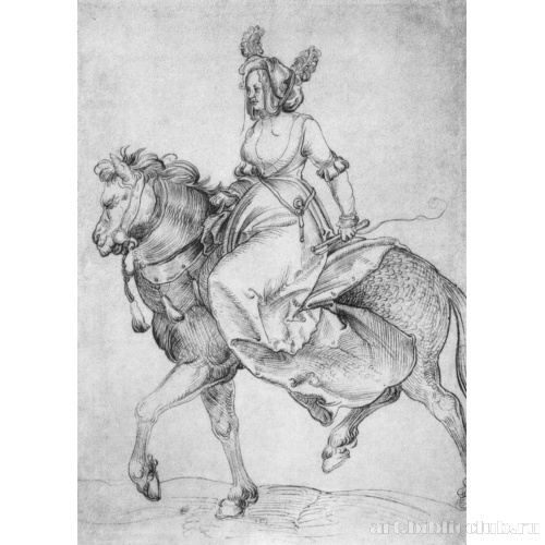 Женщина на лошади