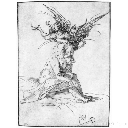 Иов, искушаемый Сатаной