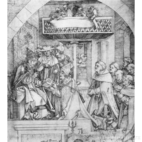 Папа Гонорий II утверждает Устав Ордена премонстрантов