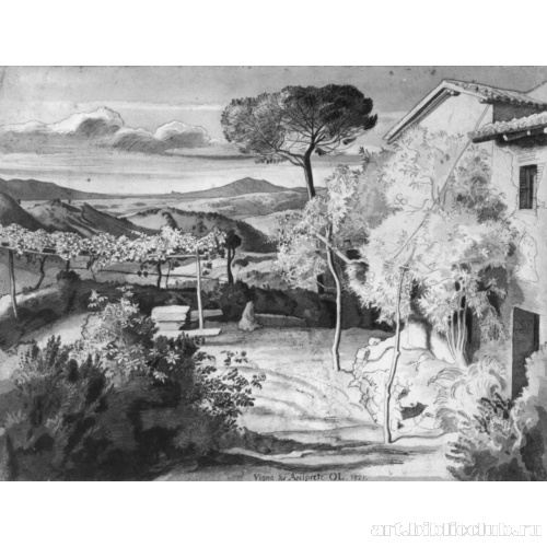 Винья Арчипрете в Олевано с видом на горы