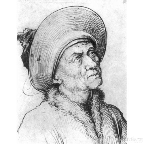 Смотрящий вверх мужчина в шляпе