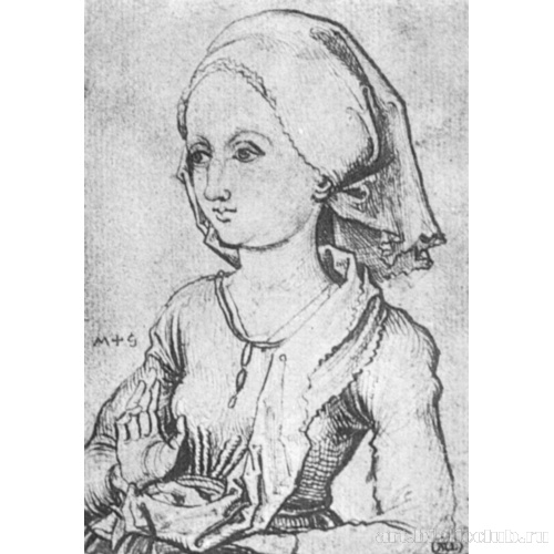 Девушка с поднятой кистью руки