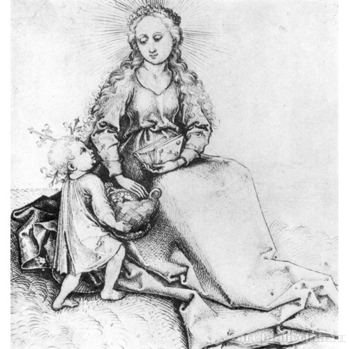 Сидящая святая Доротея