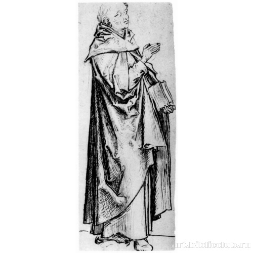 Стоящий апостол с книгой