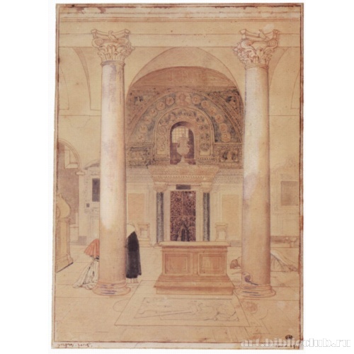 Интерьер церкви Санта Пракседа в Риме