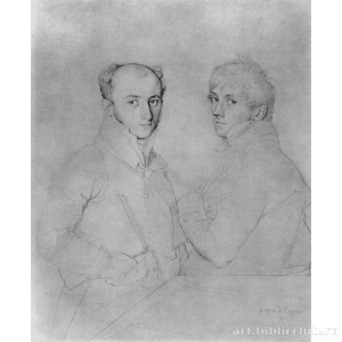 Портрет архитекторов Ашиля-Франсуа-Рене Леклера и Жана-Луи Прово