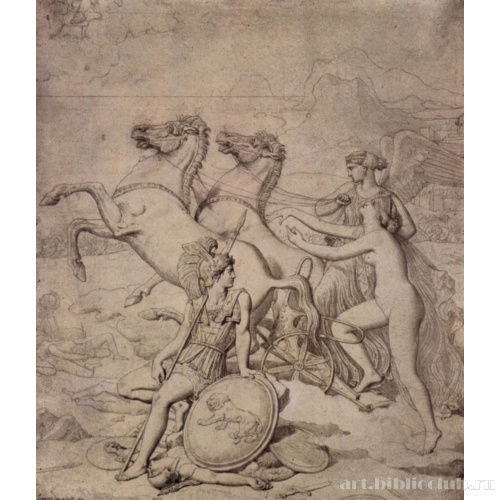 Венера, раненая Диомедом