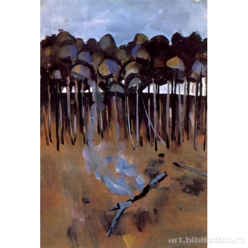 Горящее бревно