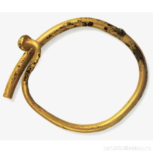 Гривна с полусферической головкой на конце. Клад Н-b