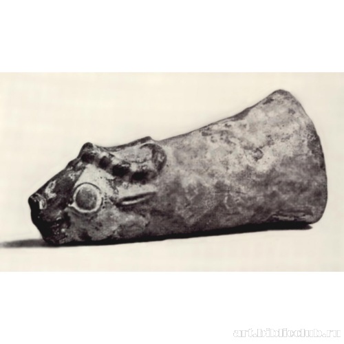 Протома газели - керамический ритон из Зивие